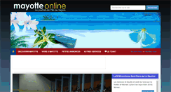 Desktop Screenshot of mayotte-online.com