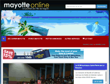 Tablet Screenshot of mayotte-online.com